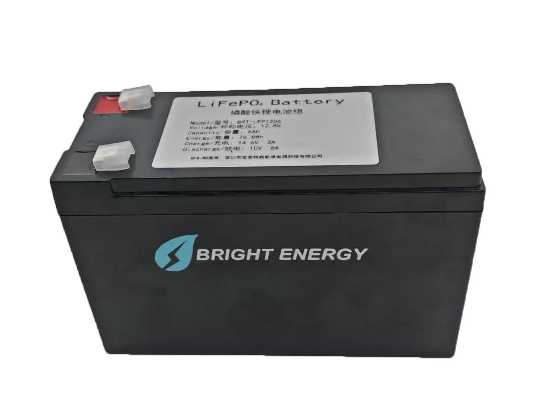 12.8V 6Ah LiFePO4 battery